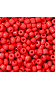 Seed beads 8/0 (3mm) Fiery orange